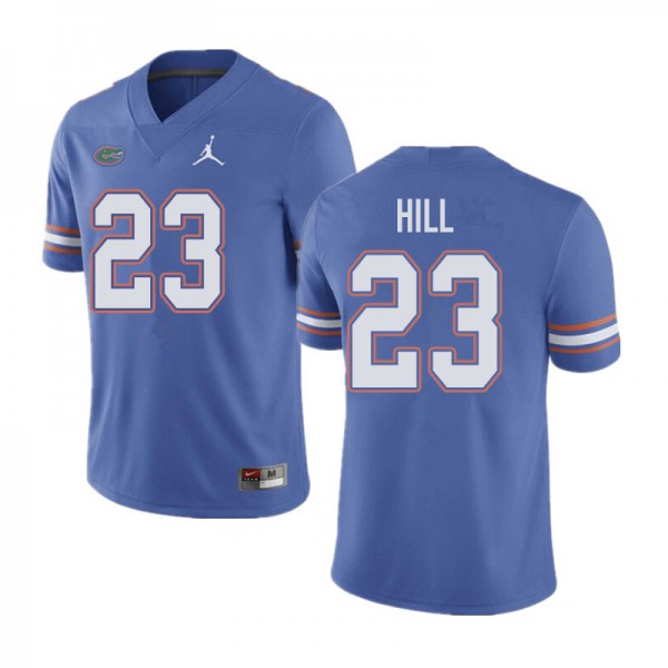 Jordan Brand Men #23 Jaydon Hill Florida Gators College Football Jerseys Blue